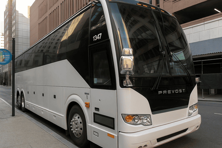 a Rancho Palos Verdes Charter Bus coach bus