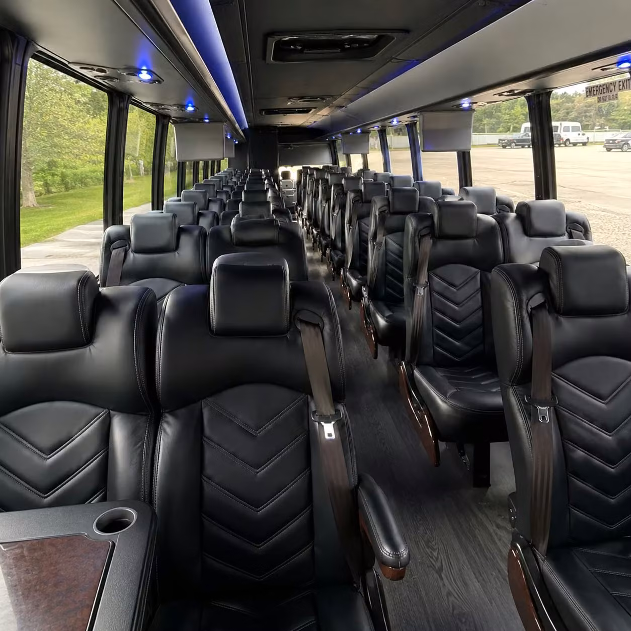 28 passenger minibus inside