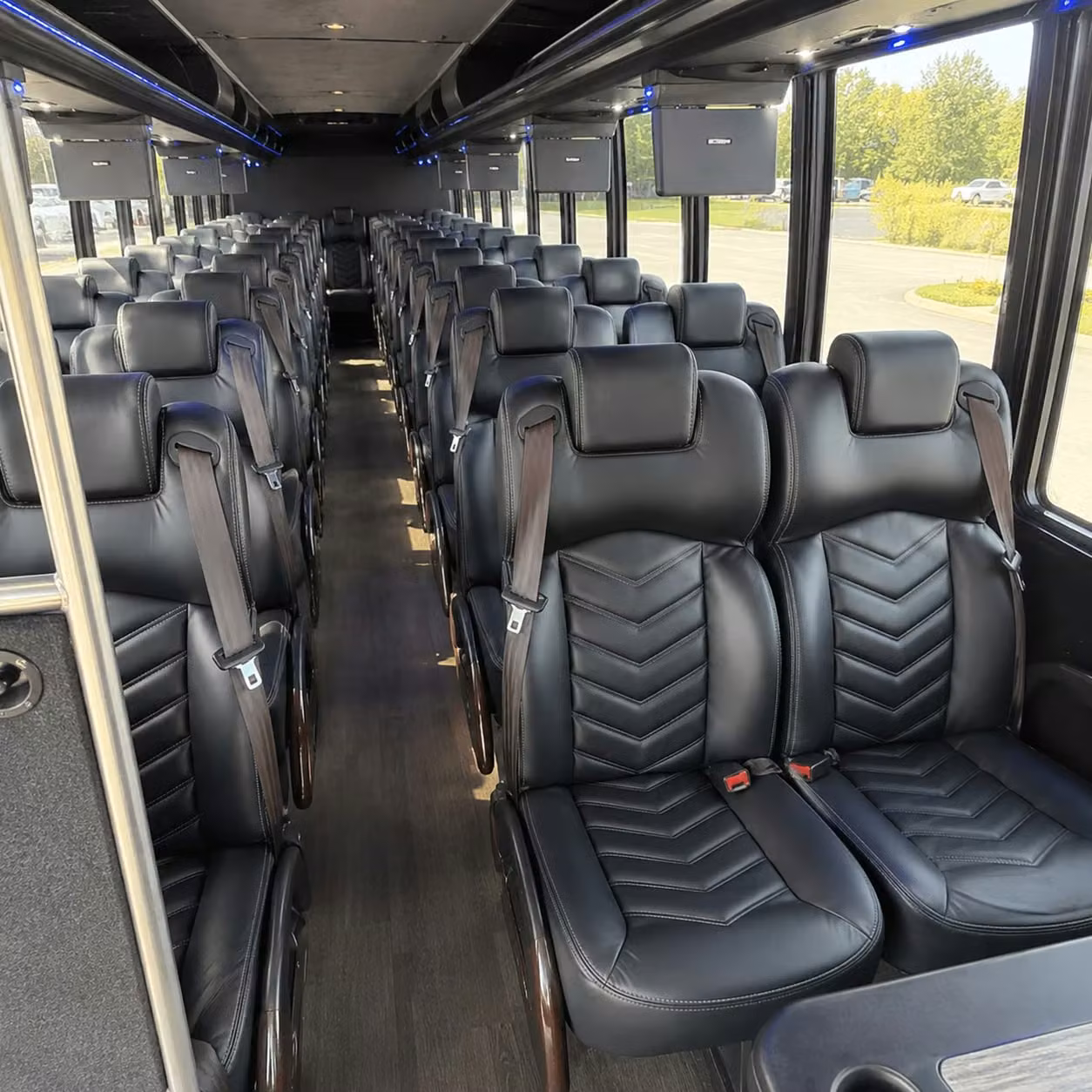 35 passenger minibus inside