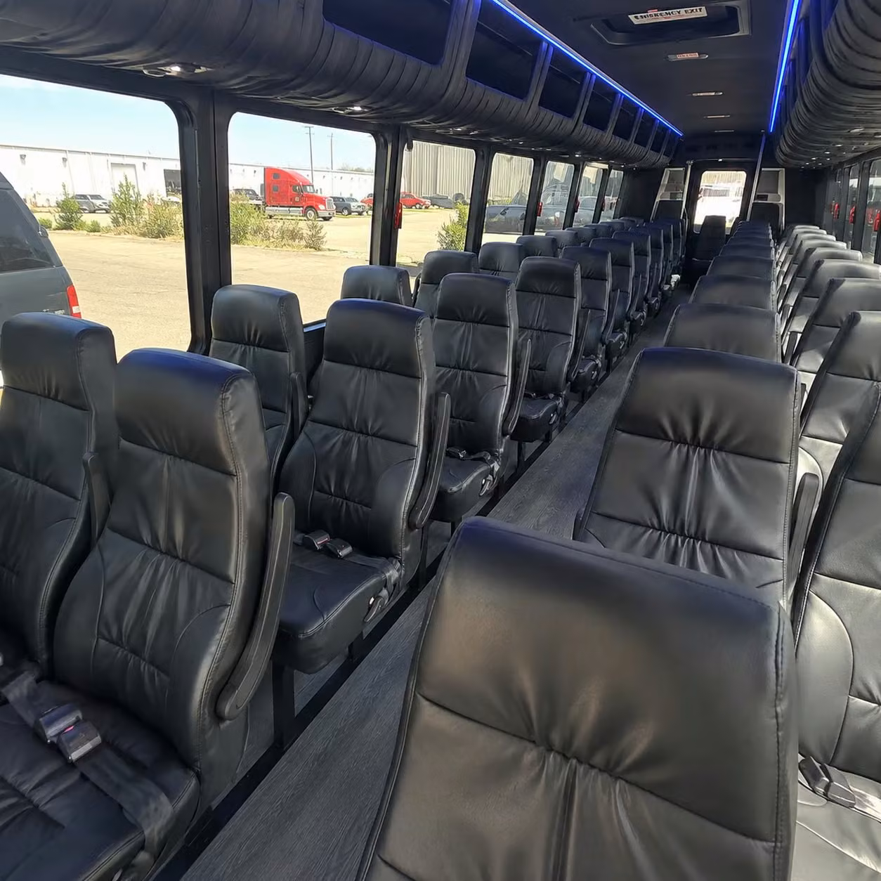 35 passenger minibus interior