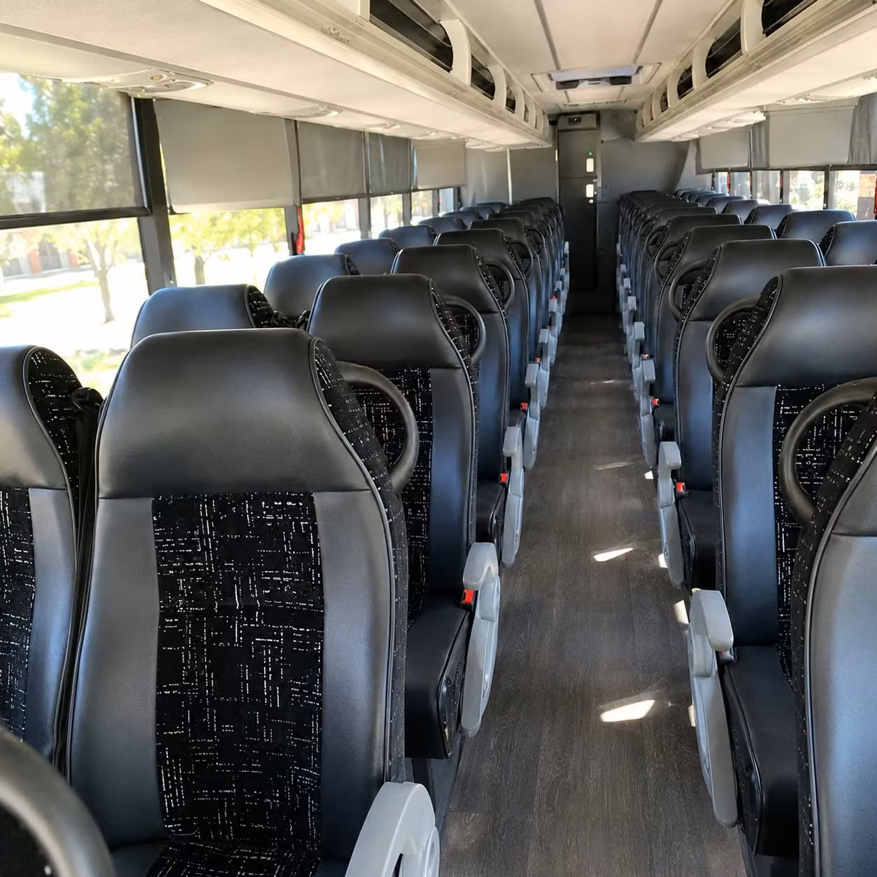 rancho palos verdes charter bus interior