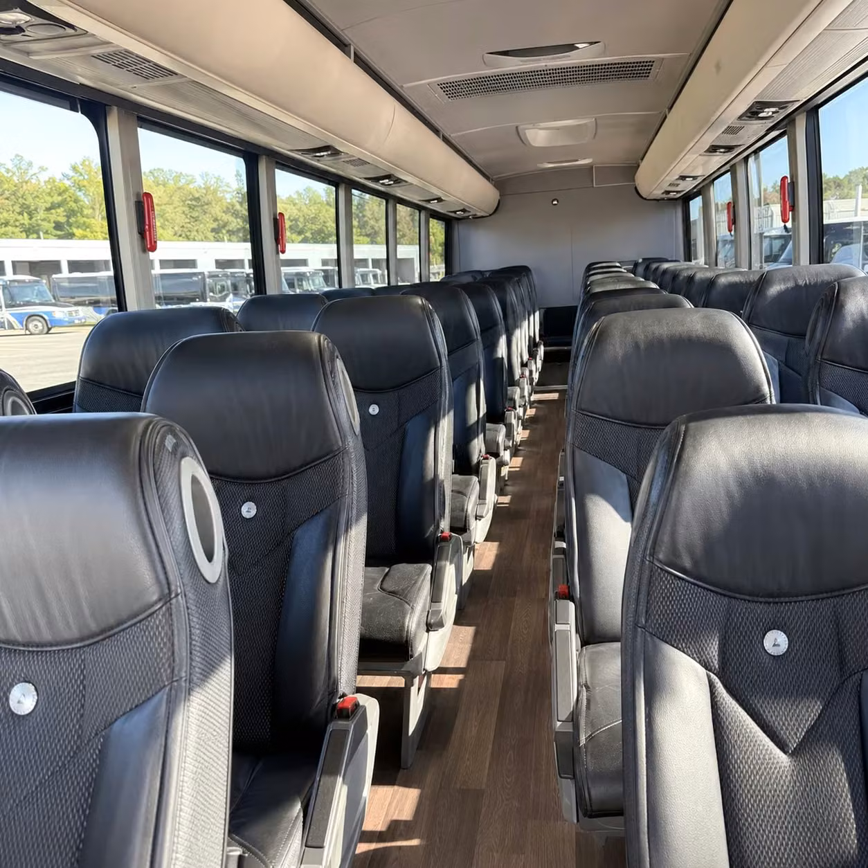 rancho palos verdes charter bus rental inside