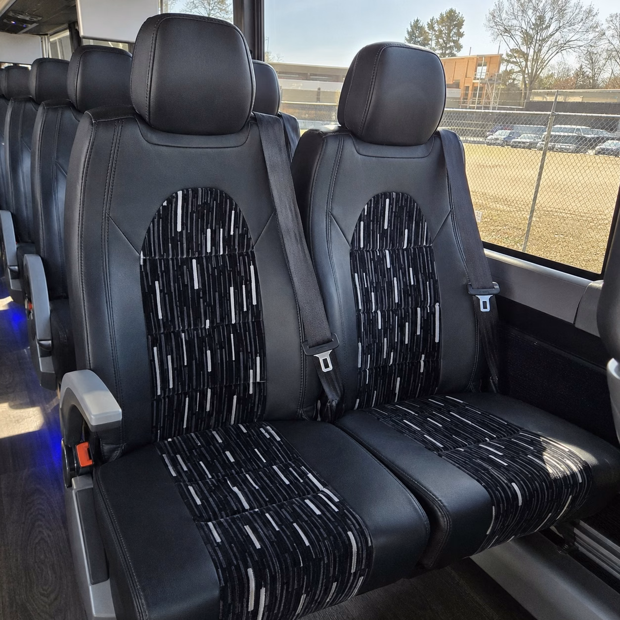 rancho palos verdes charter bus rental interior