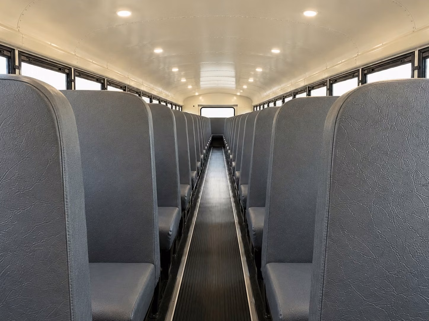 school bus inside