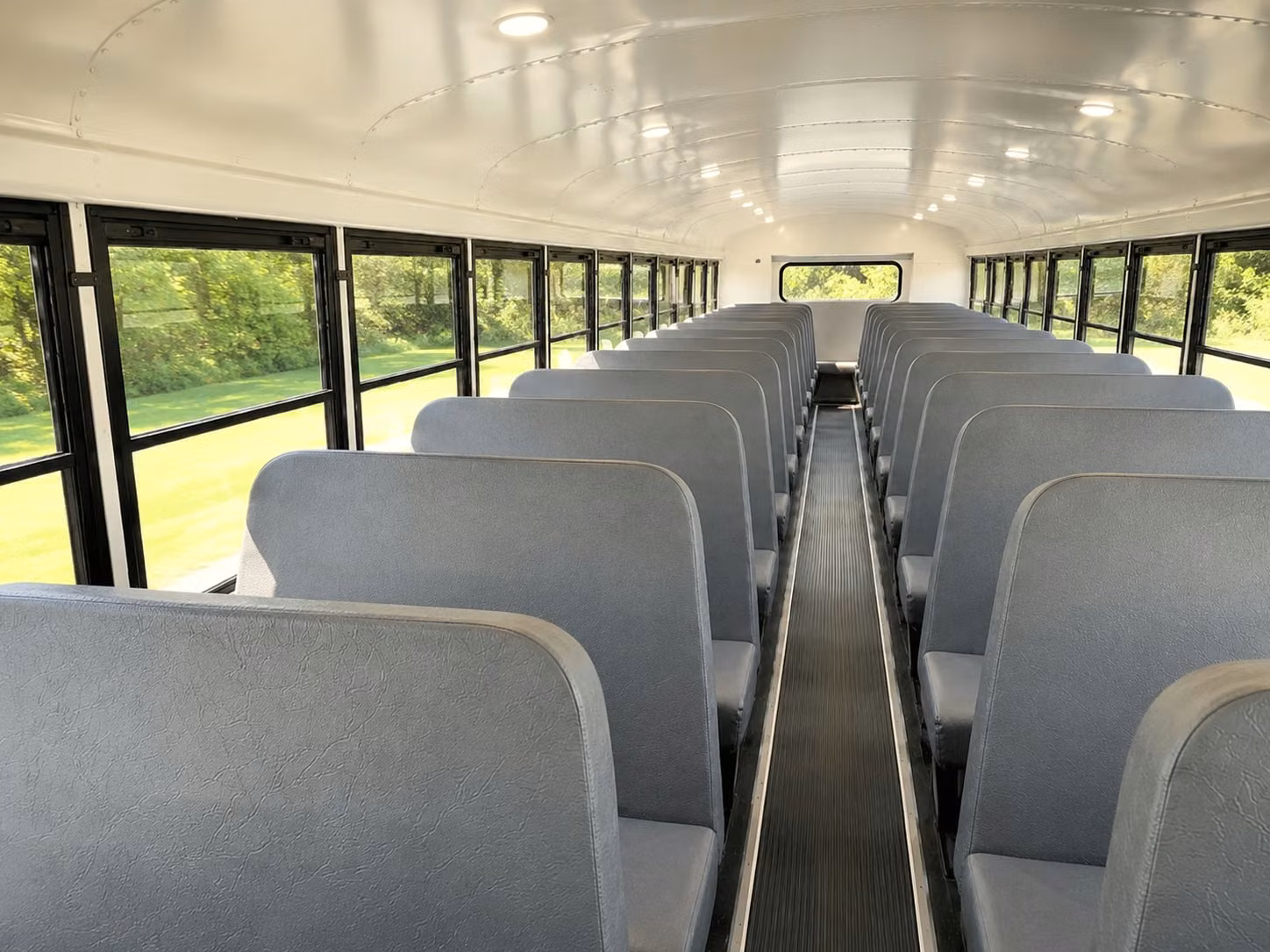 school bus interior